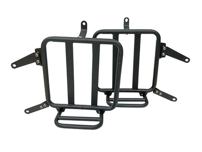 For Royal Enfield Shotgun 650 Genuine Leather Pannier Bags & Mounting D29