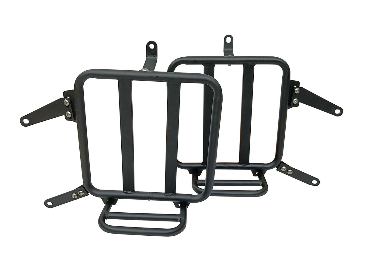 For Royal Enfield Shotgun 650 Genuine Leather Pannier Bags & Mounting D30
