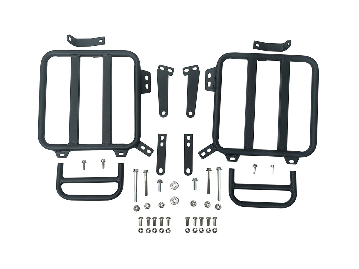 For Royal Enfield Shotgun 650 Genuine Leather Pannier Bags & Mounting D31