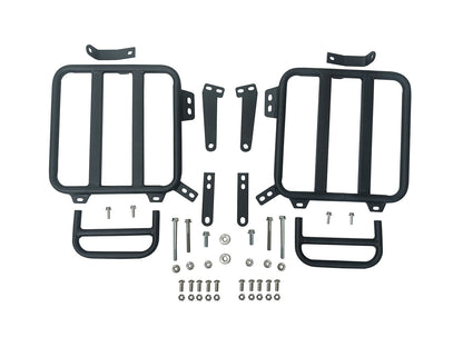 For Royal Enfield Shotgun 650 Genuine Leather Pannier Bags & Mounting D31