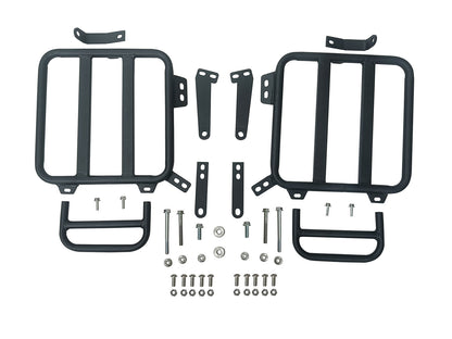 For Royal Enfield Shotgun 650 Leather Tobacco Color Bags & Pannier Mounting