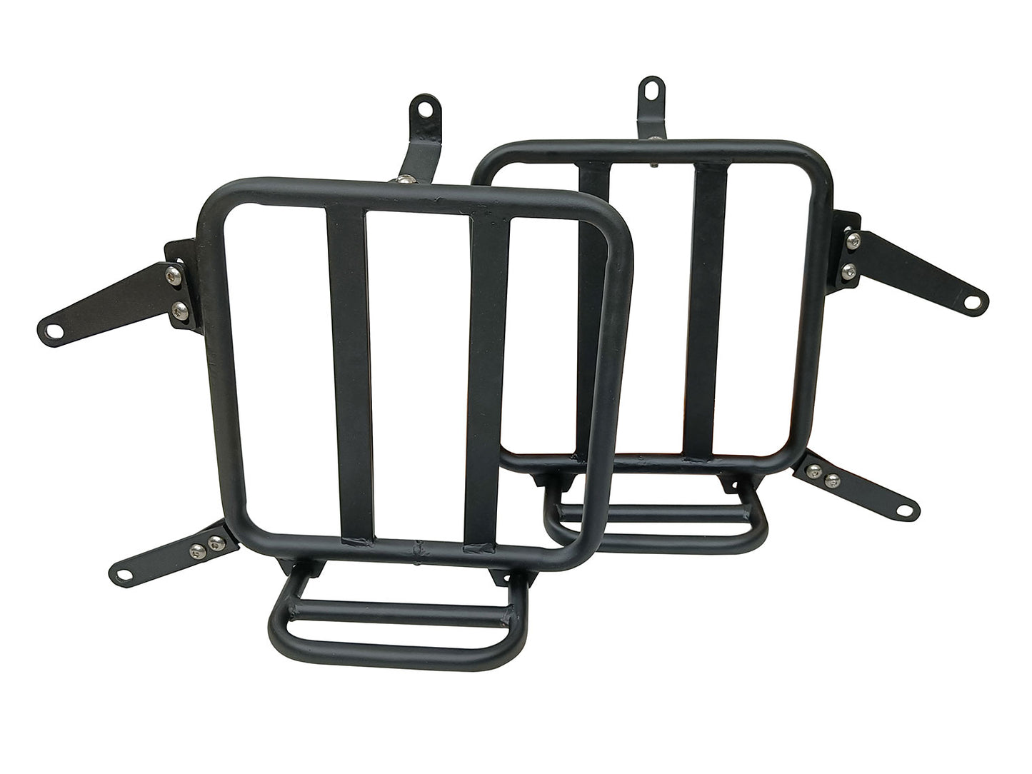 For Royal Enfield Shotgun 650 Leather Dark Green Pannier Bags & Mounting
