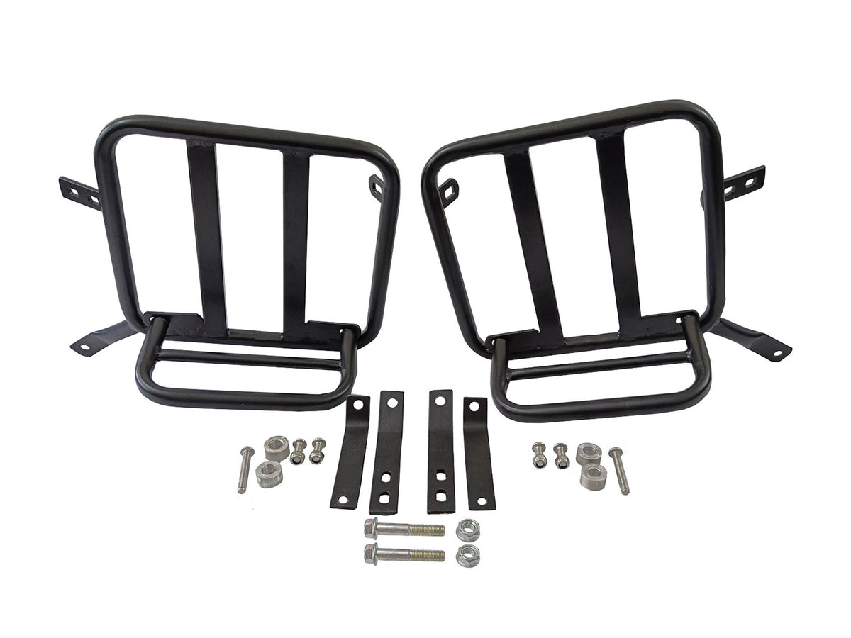 For Royal Enfield Super Meteor 650 Leather Tobacco Bags & Pannier Mounting