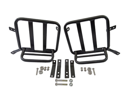 For Royal Enfield Super Meteor 650 Leather Tobacco Bags & Pannier Mounting