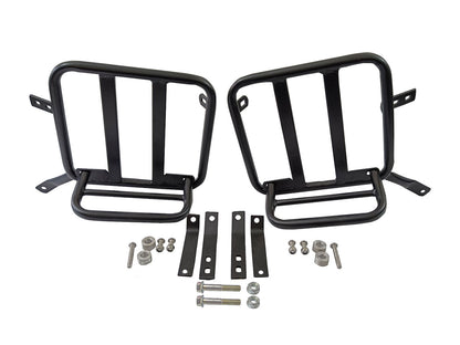For Royal Enfield Super Meteor 650 Genuine Leather Pannier Bags & Mounting D30
