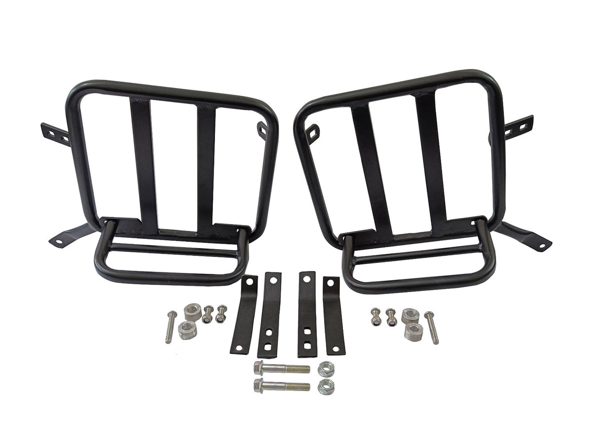 For Royal Enfield Super Meteor 650 Genuine Leather Pannier Bags & Mounting D31