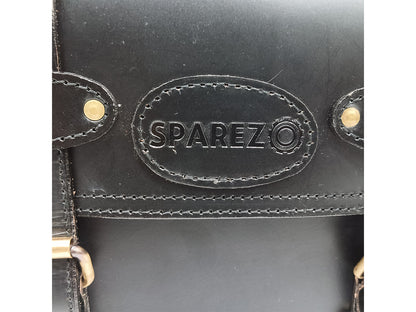 For Royal Enfield Super Meteor 650 Leather Pannier Bags with Saddle Stays