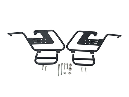 Fit For Royal Enfield Super Meteor 650 Pannier Tan Bags Pair with Saddle Stay