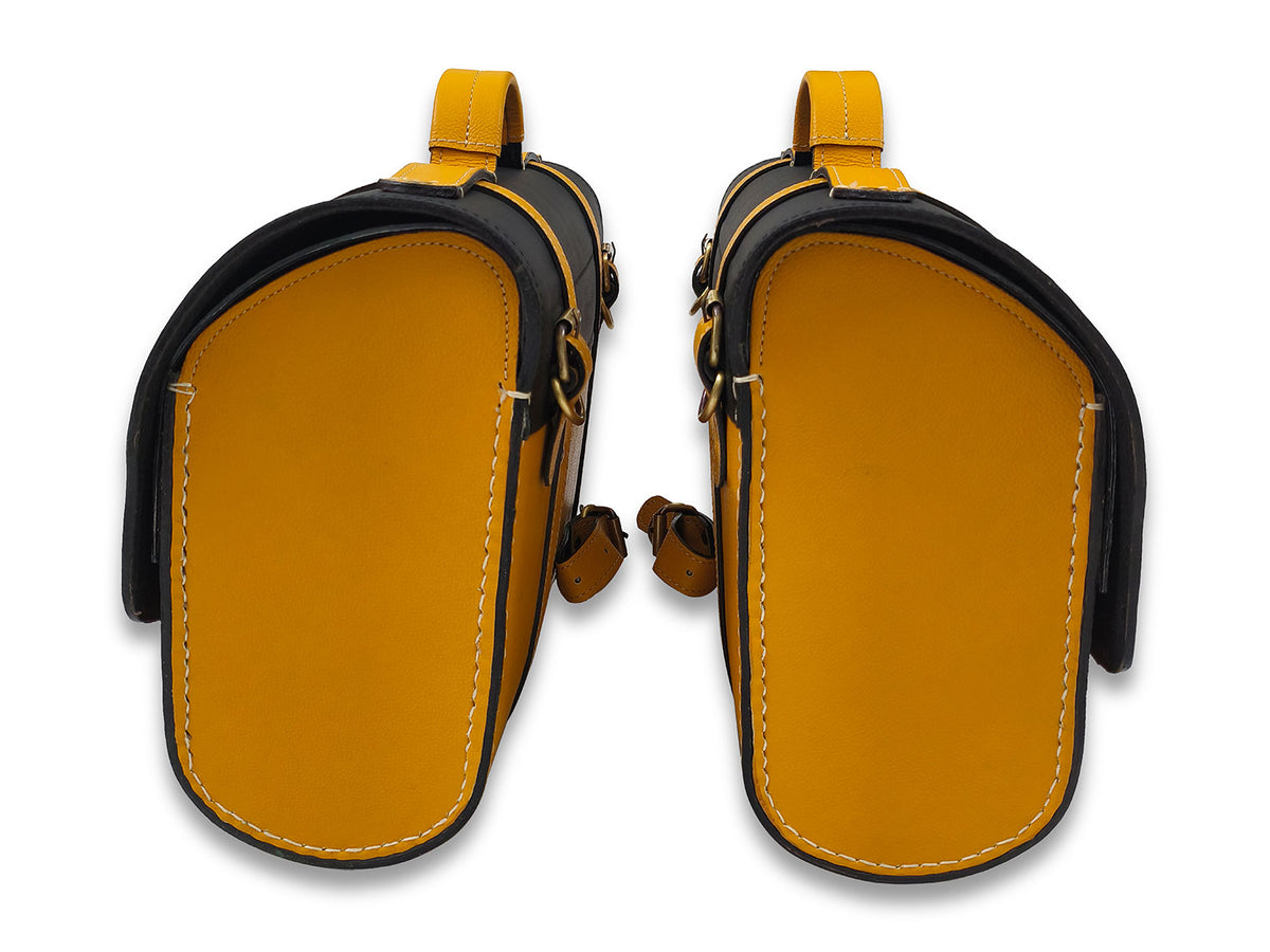 For Royal Enfield Super Meteor 650 Pannier Bags With Tank Pouch & Mounting D28