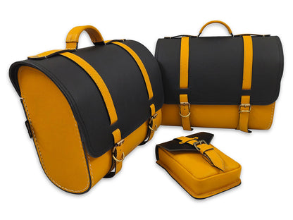 For Royal Enfield Super Meteor & Shotgun 650 Pannier Bags With And Pouch D2