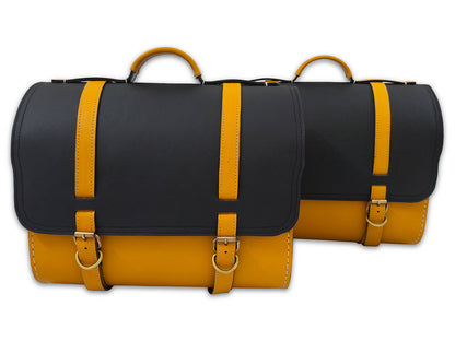 For Royal Enfield Super Meteor & Shotgun 650 Pannier Bags With And Pouch D2