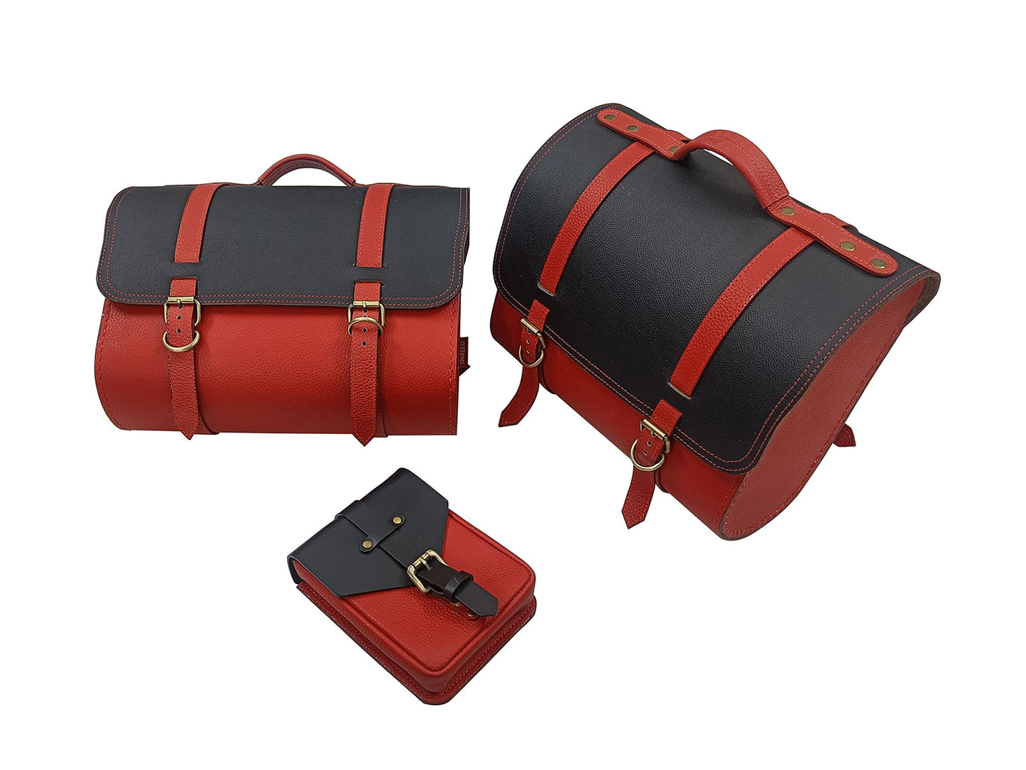 For Royal Enfield Super Meteor & Shotgun 650 Pannier Bags With And Pouch D3