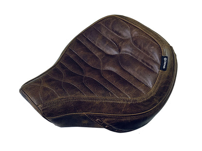For Royal Enfield Super Meteor 650 Rusty Brown Customized Touring Front Seat