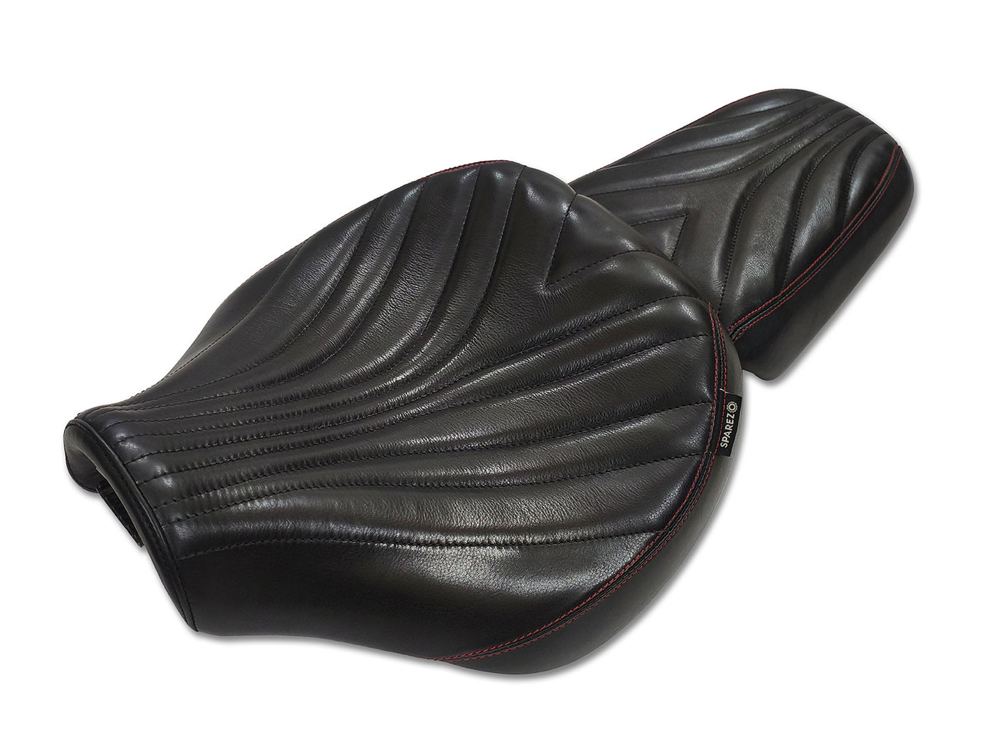 For Royal Enfield Super Meteor 650 Front & Rear Genuine Leather Seat