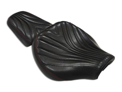For Royal Enfield Super Meteor 650 Front & Rear Genuine Leather Seat