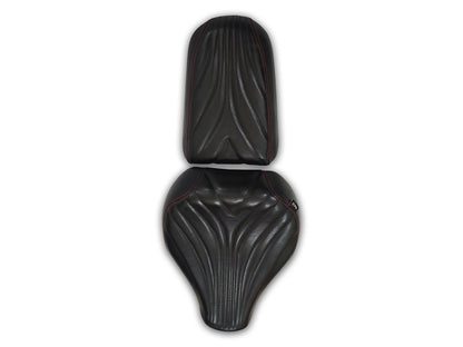 For Royal Enfield Super Meteor 650 Front & Rear Genuine Leather Seat