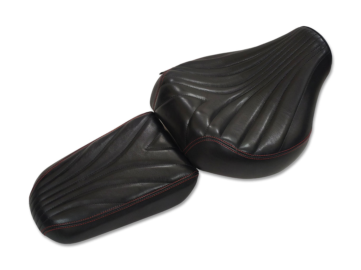 For Royal Enfield Super Meteor 650 Front & Rear Genuine Leather Seat