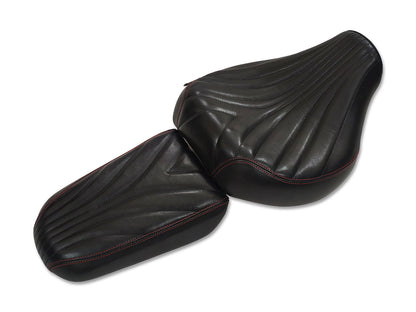 For Royal Enfield Super Meteor 650 Front & Rear Genuine Leather Seat