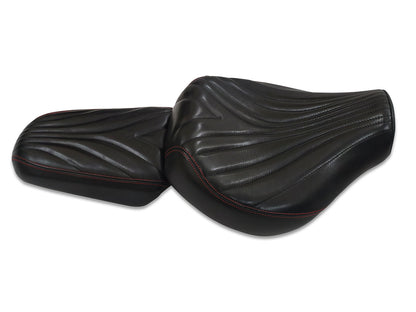 For Royal Enfield Super Meteor 650 Front & Rear Genuine Leather Seat