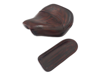 For Royal Enfield Super Meteor 650 Front Rider Seat With Bip Antique Brown