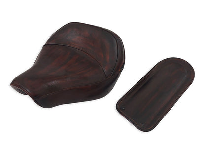 For Royal Enfield Super Meteor 650 Front Rider Seat With Bip Antique Brown