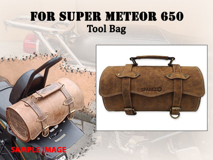 For Royal Enfield Super Meteor 650 Tool Bag Dust Color