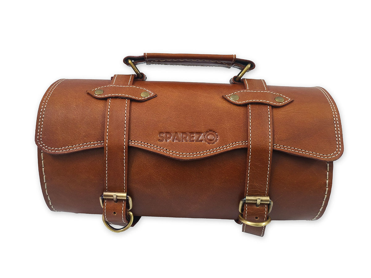 For Royal Enfield Super Meteor 650 Tool Bags Brown Tan