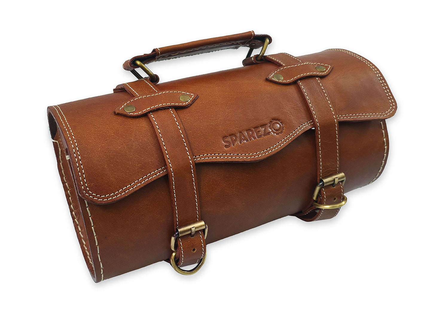 For Royal Enfield Super Meteor 650 Tool Bags Brown Tan