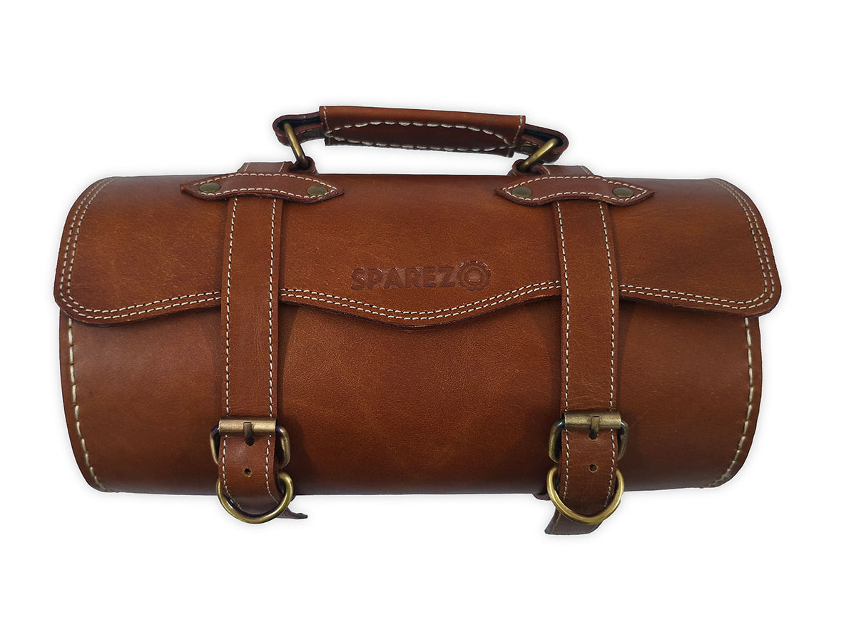 For Royal Enfield Super Meteor 650 Tool Bags Brown Tan