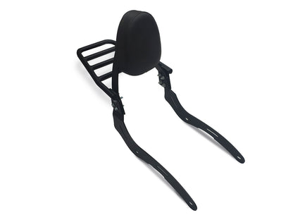 For Royal Enfield Super Meteor 650 Touring Luggage Rack With Backrest Black D1