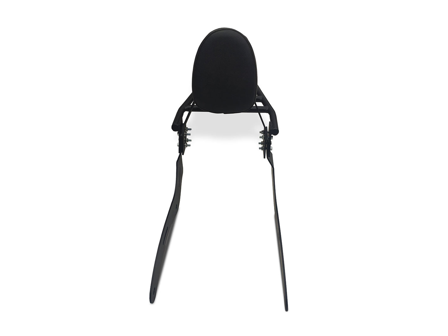 For Royal Enfield Super Meteor 650 Touring Luggage Rack With Backrest Black D1