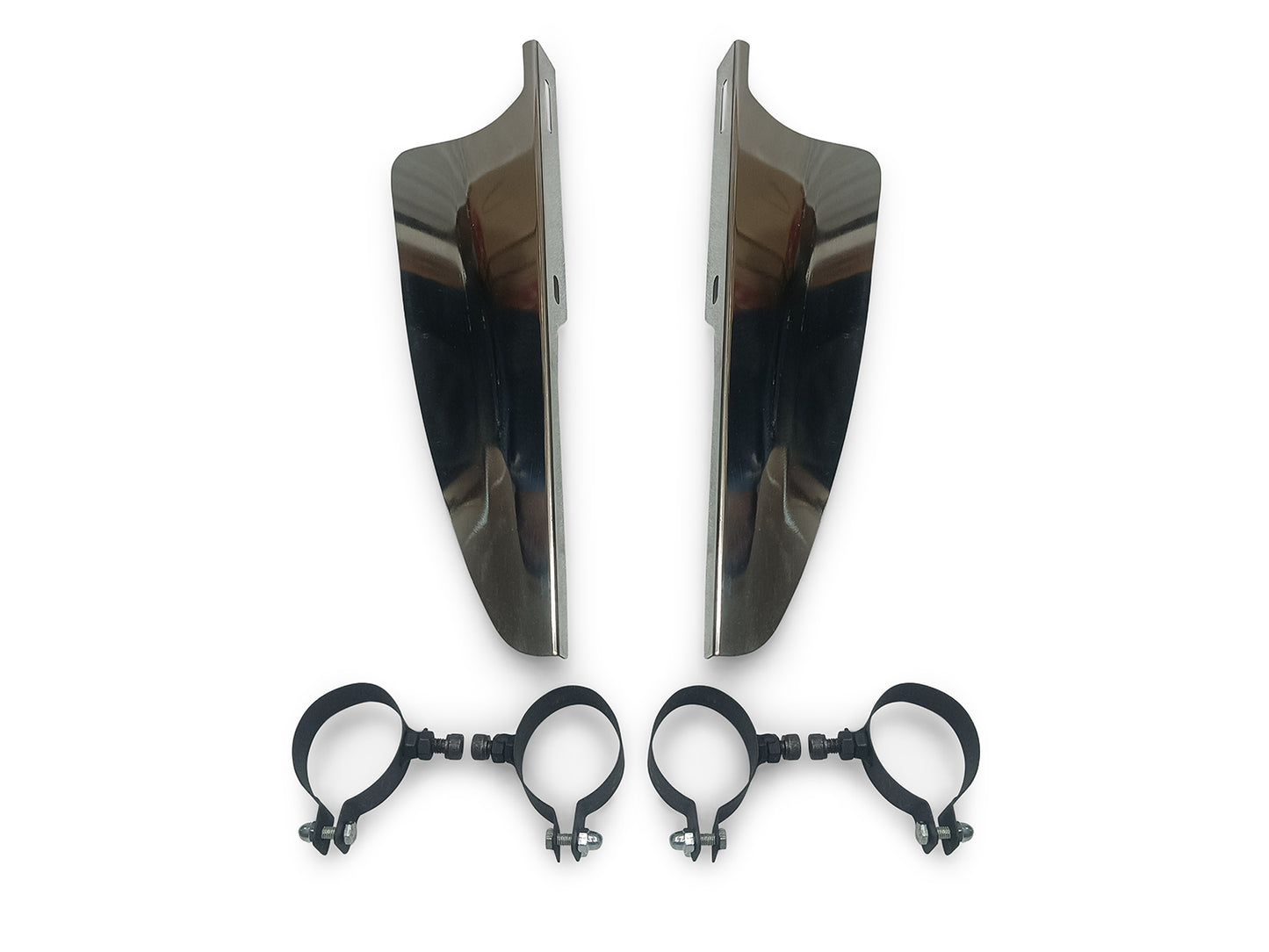 Fit For Royal Enfield Super Meteor 650 Stainless Steel Wind Deflector Pair