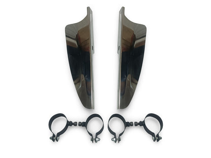 Fit For Royal Enfield Super Meteor 650 Stainless Steel Wind Deflector Pair