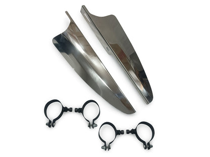Fit For Royal Enfield Super Meteor 650 Stainless Steel Wind Deflector Pair
