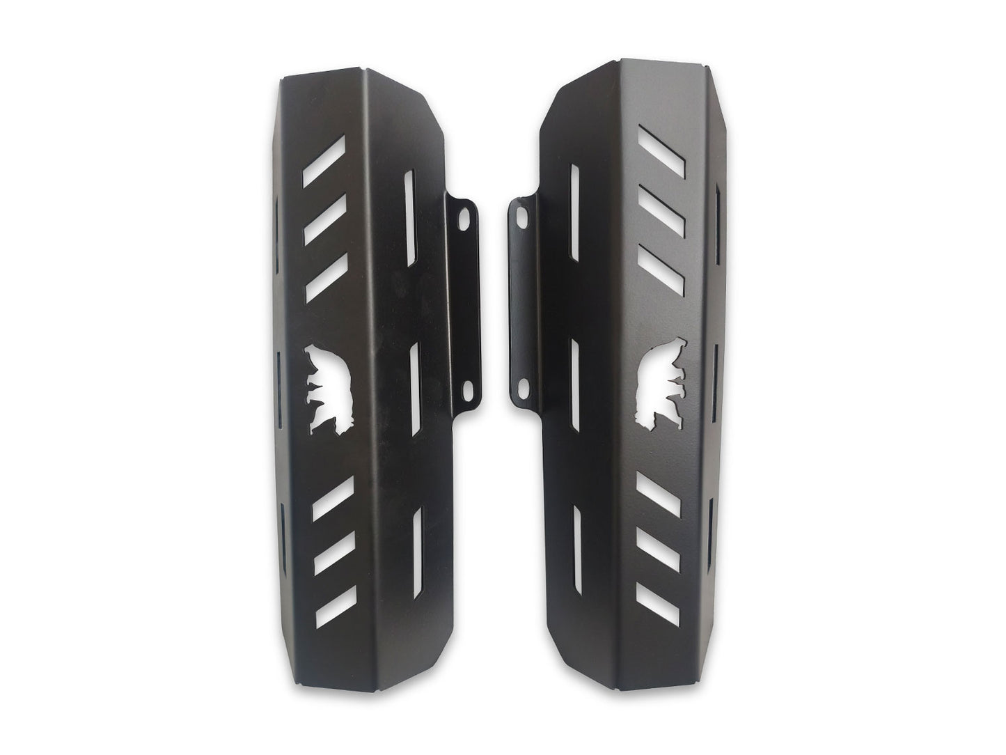 For Royal Enfield Bear 650 Stainless Steel Front Fork Protectors Black