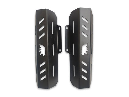 For Royal Enfield Bear 650 Stainless Steel Front Fork Protectors Black