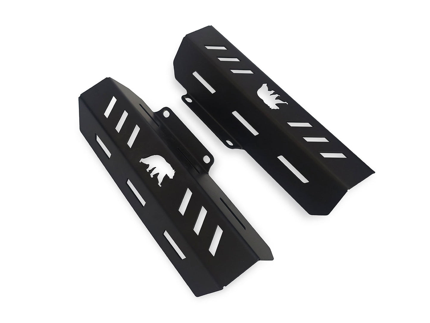For Royal Enfield Bear 650 Stainless Steel Front Fork Protectors Black