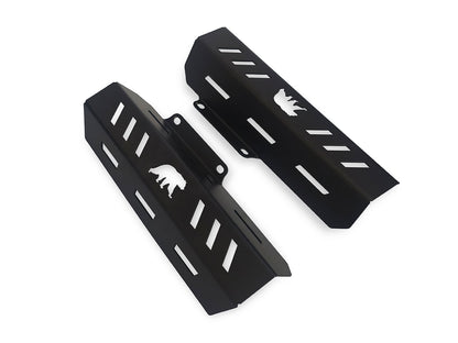 For Royal Enfield Bear 650 Stainless Steel Front Fork Protectors Black