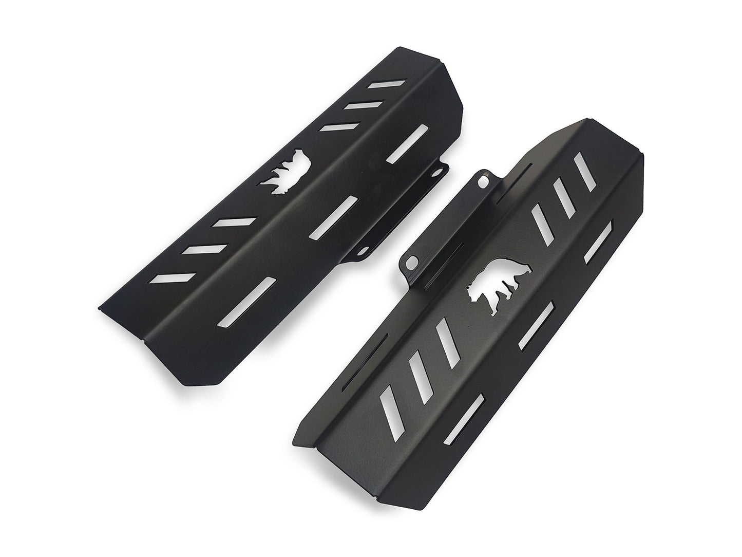 For Royal Enfield Bear 650 Stainless Steel Front Fork Protectors Black