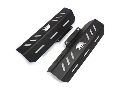 For Royal Enfield Bear 650 Stainless Steel Front Fork Protectors Black