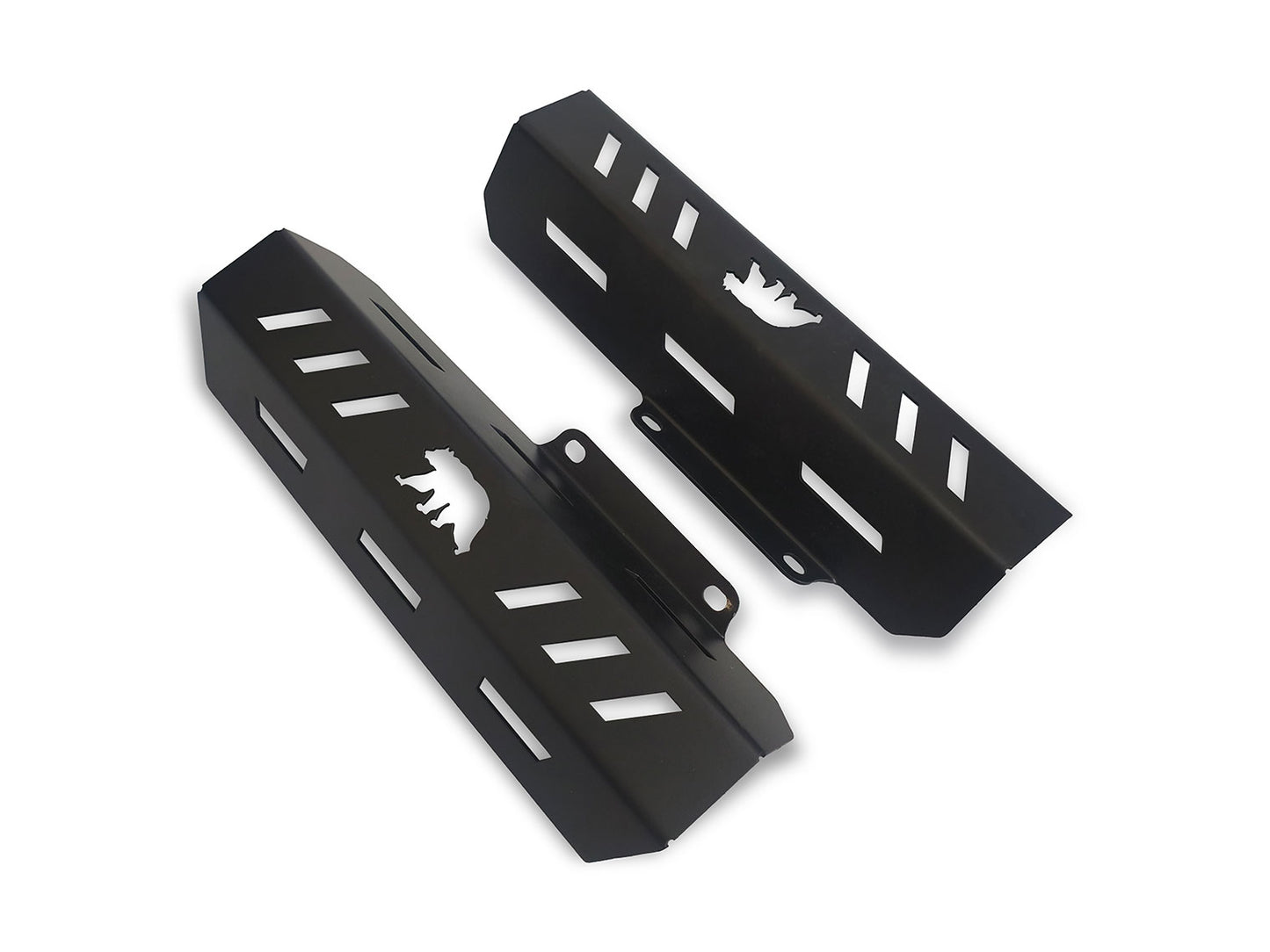 For Royal Enfield Bear 650 Stainless Steel Front Fork Protectors Black