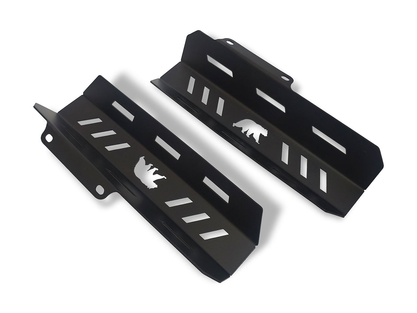 For Royal Enfield Bear 650 Stainless Steel Front Fork Protectors Black