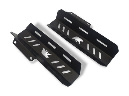 For Royal Enfield Bear 650 Stainless Steel Front Fork Protectors Black