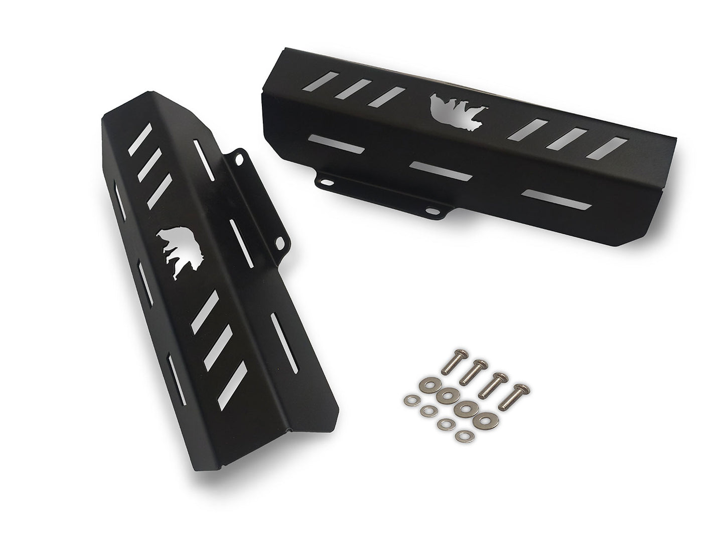 For Royal Enfield Bear 650 Stainless Steel Front Fork Protectors Black