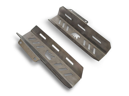 For Royal Enfield Bear 650 Stainless Steel Front Fork Protectors Silver