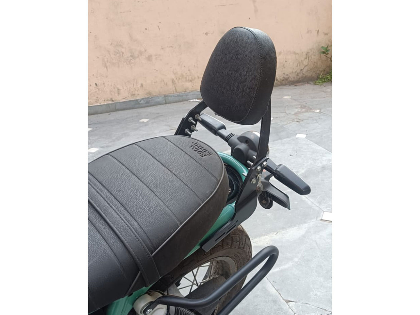 For Royal Enfield Bear 650 Rear Backrest, Black