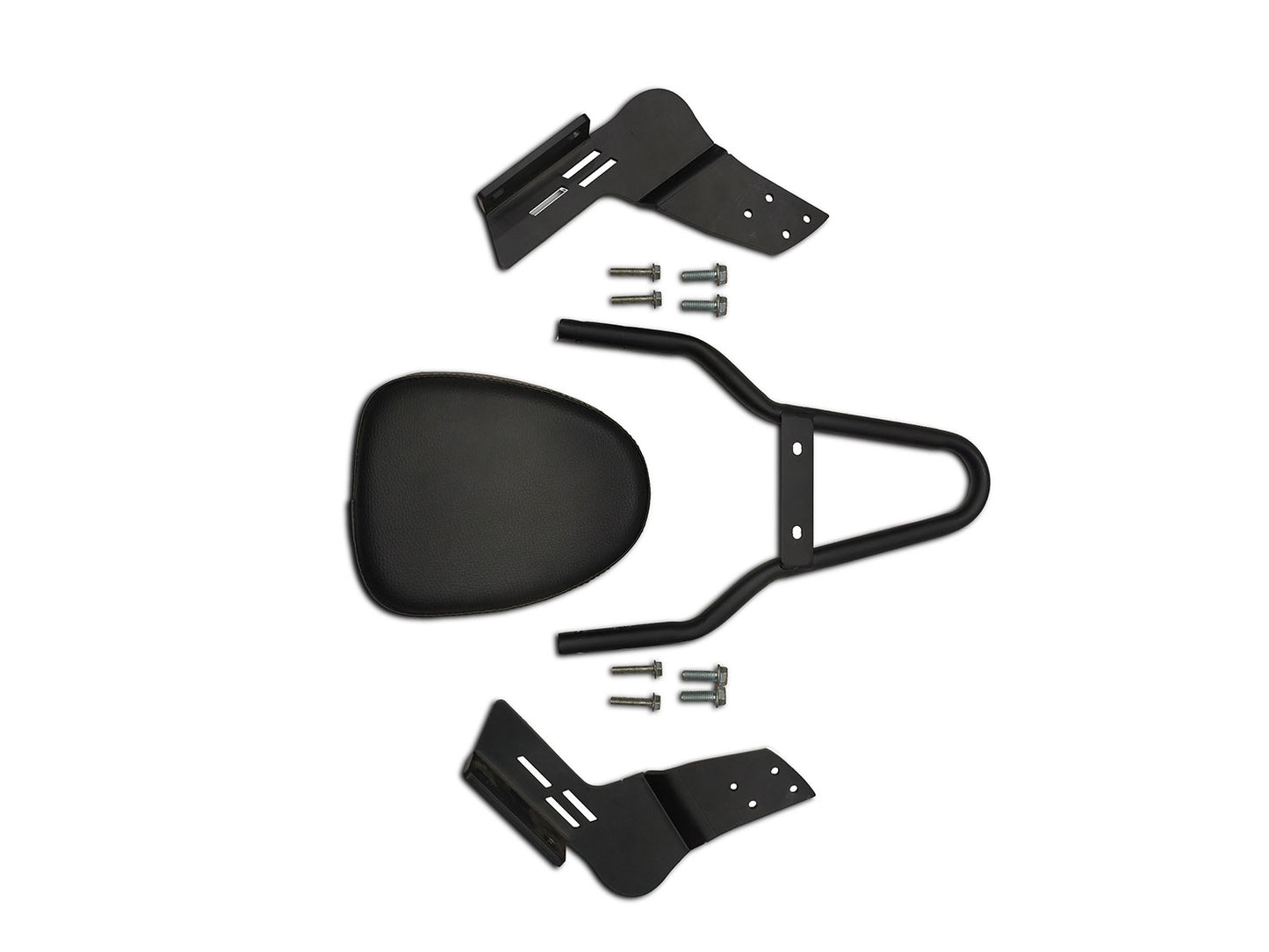 For Royal Enfield Bear 650 Sissy Bar With Backrest Black