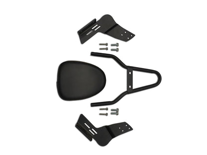For Royal Enfield Bear 650 Sissy Bar With Backrest Black