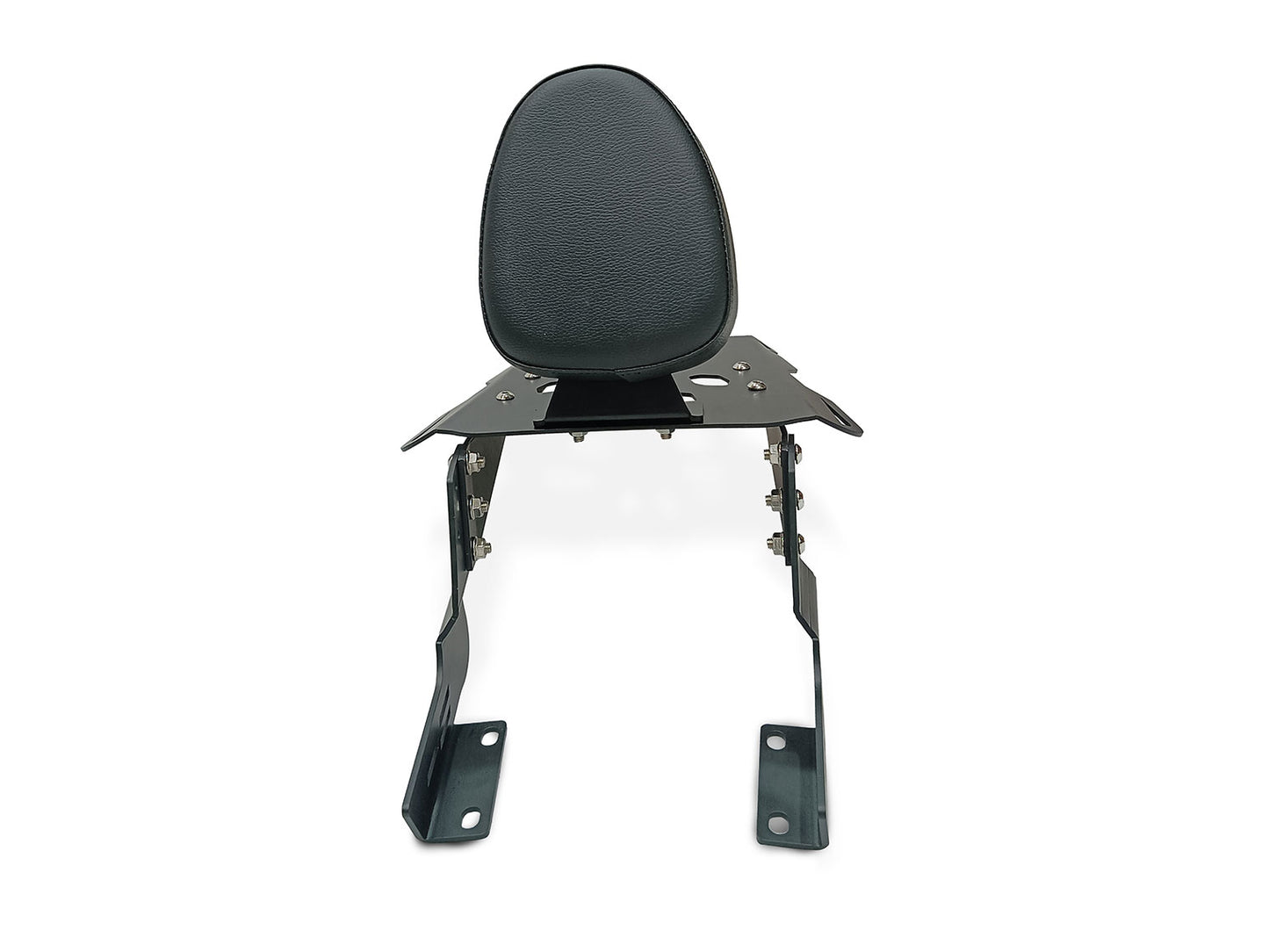 For Royal Enfield Bear 650 Rear Luggage Rack Carrier With Backrest, Black
