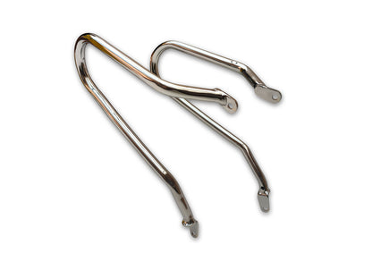 For Royal Enfield Bear 650 Pannier Mounting Rails Pair Chrome